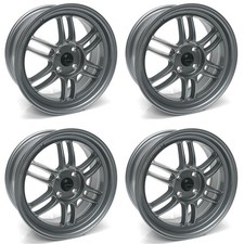 FORD RPF1 REPLICA 17" x 7.5J ET42 4x108 GUN METALIC ALLOY WHEELS SET JR7 B3748