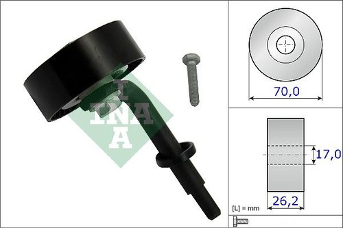 Ribbed belt tensioner - belt, pulley
