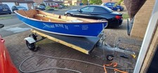 newly built 13ft Jimmy Skiff II sailing boat and Combi trailer for sale UK