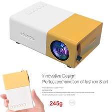 Portable Wired Projector Mobile Phone LED Mini Home Video 720p Hd gift UK