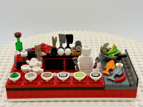 Lego sushi bar kitchen - lego,