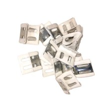 10 x Chair Spring Metal Repair Clips Nail Or Screw In To Chair Frame. For Zigzag