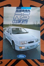 Ford Sierra RS Cosworth POSTCARD (1985) Vintage Ad Gallery No. 150