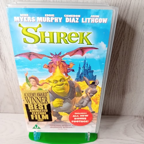 Shrek vhs rare retro - vhs, video