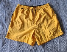 ?Mens swim / beach shorts Maine New England Size M Yellow