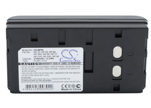 Battery for sony - 6.0v,