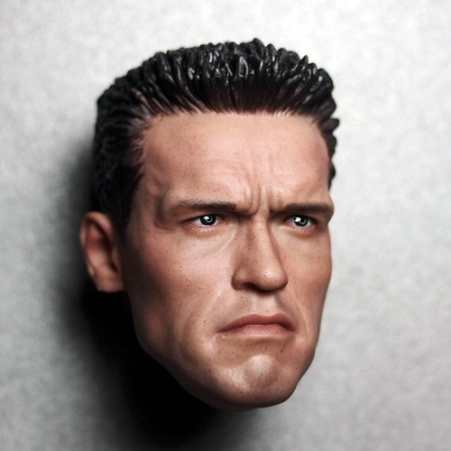 6th male head model - male,