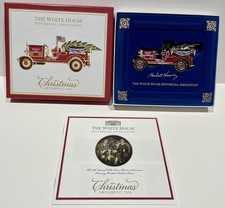 2016 White House Historical Association Hoover Christmas Ornament Fire Truck