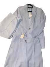 Pale Blue Blazer Set