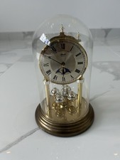 Vintage Herlmle Sunbeam Quarts Moonphase Anniversary Clock From West Germany