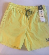 Hurley Yellow 17” Sides Swim