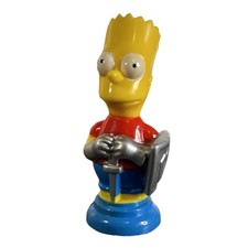 The Simpsons 3D Chess Set Replacement Piece 1x Bart Pawn Blue 2.5” Vintage