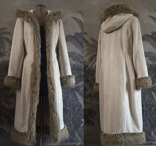 Vintage faux sheepskin suede - vintage,