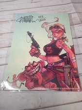 Tank Girl  Signed Limited Edition 122/1300. Set Of Four Prints 2014