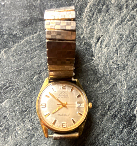 Mondaine vintage gold plated - , gold-plated