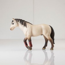 Schleich Trained Horse Figure Gelding Buckskin 2011 Retired H12 13706 HTF RARE