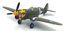 Franklin Mint 1/48 Scale B11B544 - P40 Warhawk Plane - Aleutian Tigers
