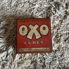Vintage OXO 50 Cubes Red