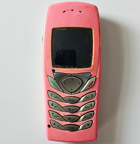 Nokia 6100 pink - pink/white, bar