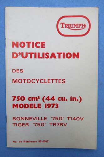 Triumph motorcycle manual - motorcycle,