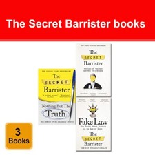 The Secret Barrister Collection 3 Books Set Nothing But The Truth, Fake Law Pack