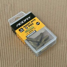 Box of 10 ADDAX Timco 25mm PH3 3PH25TP Premium Screwdriver Bits 1/4"