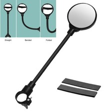 Flexible Bike Rear View Mirror MTB Road Bicycle Handlebar Rearview Convex Mirror