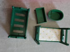 Vintage Sylvanian Families Dolls House Bedroom Furniture 1987