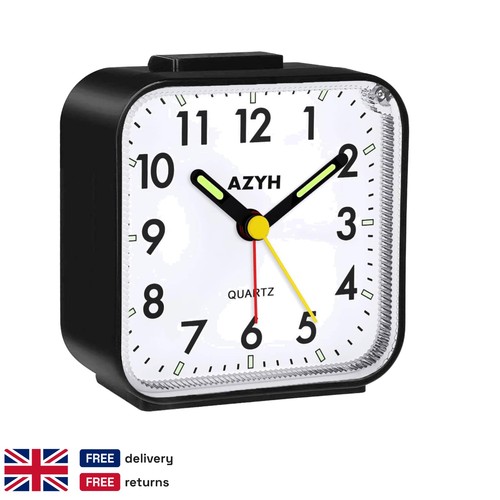 Silent alarm clock night - night, light
