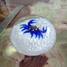Large art glass paper weight