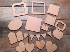 JOB LOT 3mm MDF Wooden Craft
