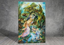 Farshchian miniature Art print