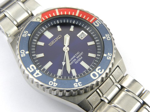 Mens seiko 5m62 0a10 - seiko, pepsi