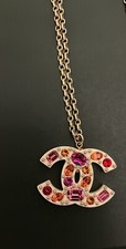 Chanel necklace raisin gold - chanel,
