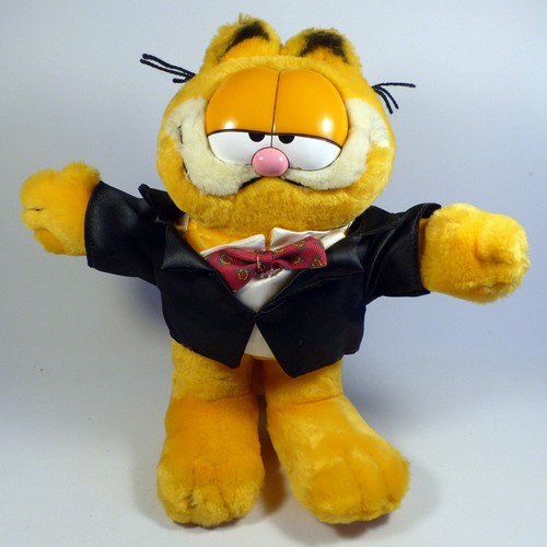 Garfield vintage plush tuxedo - vintage,