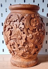 VASE Beautiful Vintage Wooden