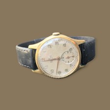Smiths Deluxe Mens Watch 15 Jewels Made In England Working