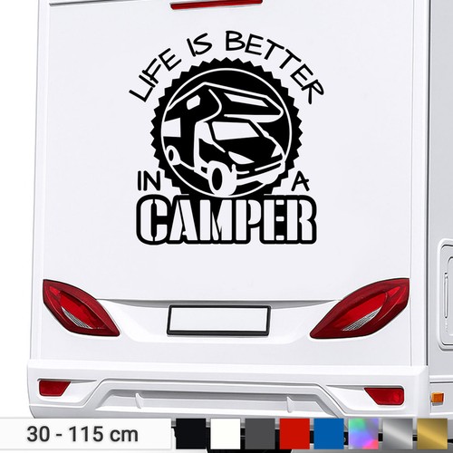 Motorhome sticker caravan - sticker, bus
