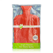 Large Hot Water Bottle - Natural Rubber Warmer - 2L liter 