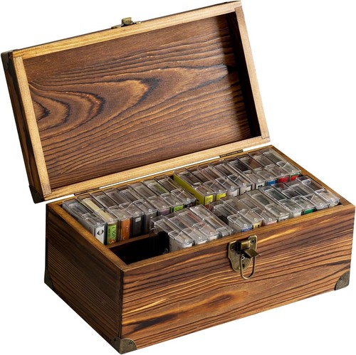 Dark brown wood retro audio - wood,