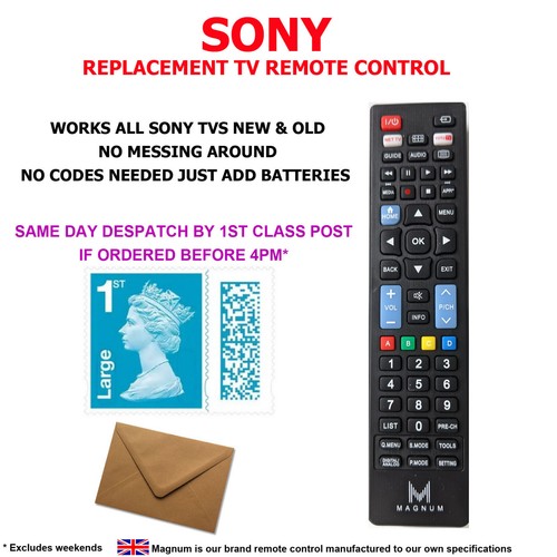 Genuine sony replacement - sony, tv