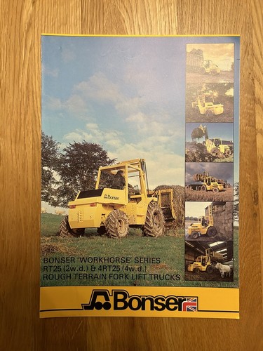 Bonser workhorse forklift - workhorse,