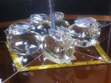 Glass Rabbit Animal Display