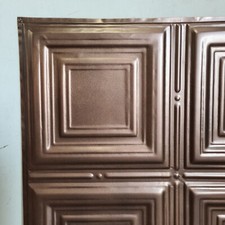 Pack of 3 Bronze Tin Ceiling Tiles