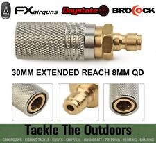 FX BSA Brocock 30mm Extended PCP Air Fill Charging Adapter Best Fitting 8mm QD