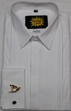 White Dress Shirt Pleated