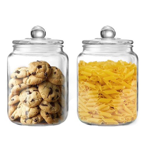 Wdopen glass cookie jar large - cookie,