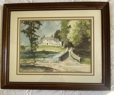 Sam Chadwick (1902-1992) Watercolour of Linton  59cm over 72cm