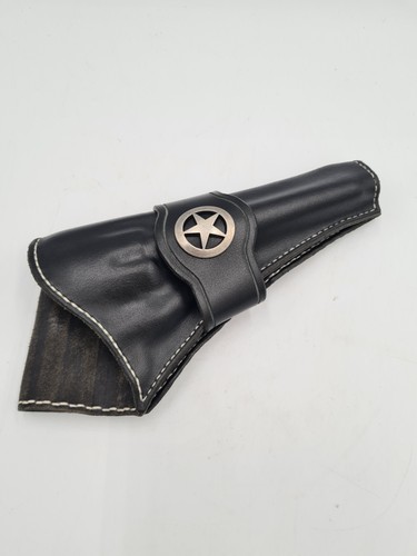 Handmade black cowboy holster - cowboy,