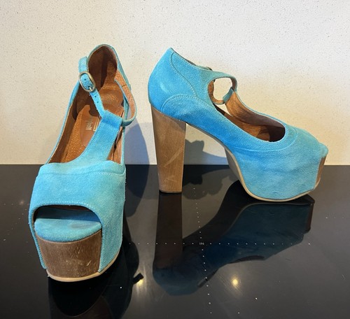 Jeffrey campbell turquoise - jeffrey,